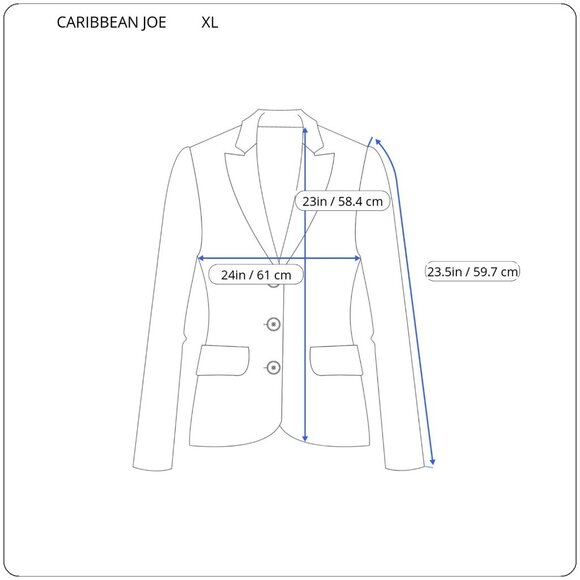 Caribbean Joe Womens Jacket Extra Large XL Blazer Cotton Blend Pink SWE6E - Picture 2 of 8